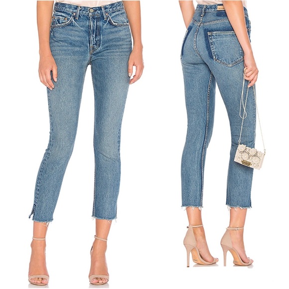 GRLFRND Denim - GRLFRND Karolina High Rise Skinny Jeans in Smiths